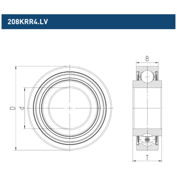 Подшипник 208KRR4.LV