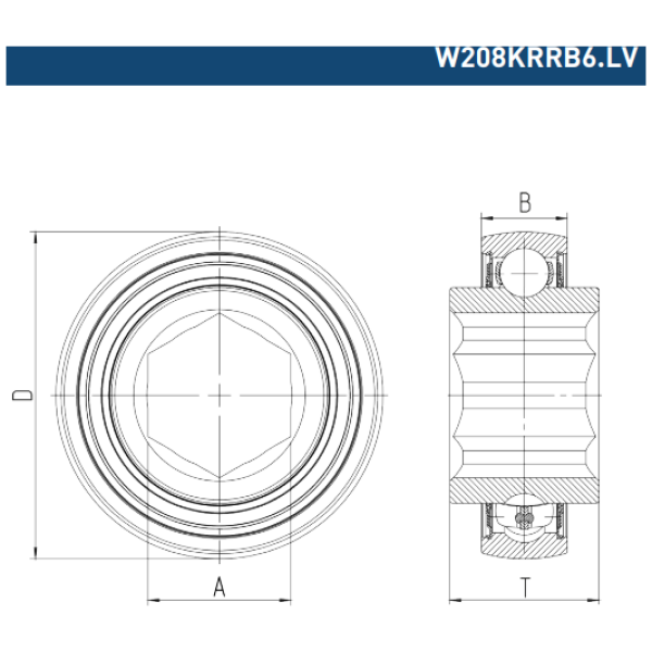 Подшипник BBC-R W208KRRB6.LV